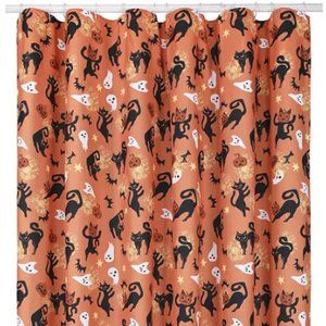 NEW Halloween Cats, Ghosts, & Pumpkins Shower Curtain